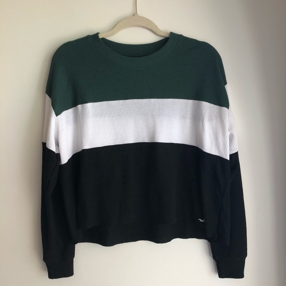 Hollister Tops - Hollister Boyfriend Waffle Knit Long Sleeve